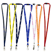 3/8” Overseas Silkscreen Lanyard